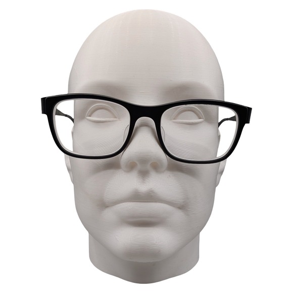 Bevel Other - Bevel Rusty BKM 2529 Eyeglasses Matte Black Rectangular Frames Japan 54-19